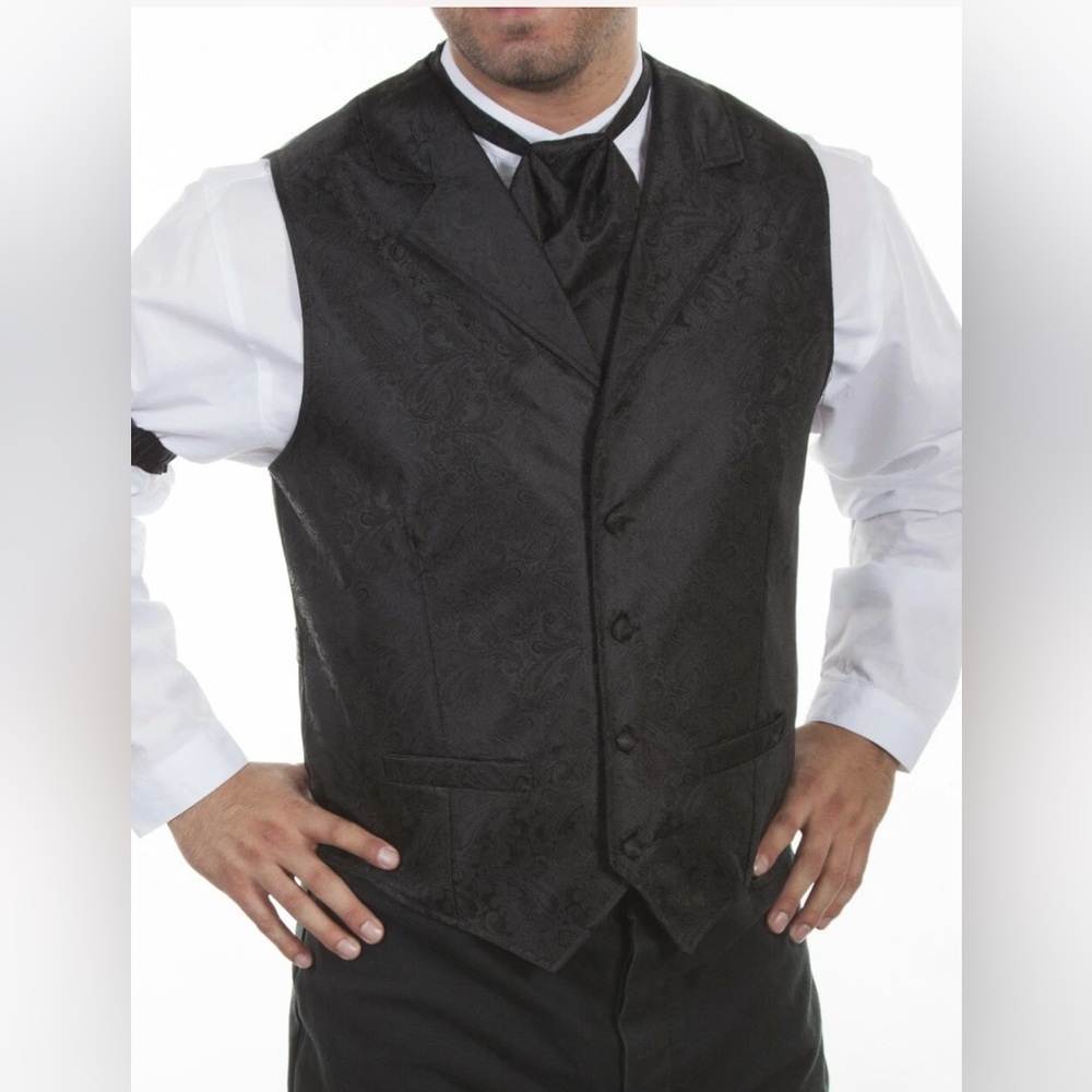 Men's Black Formal Vest